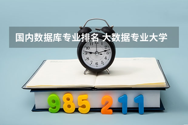 国内数据库专业排名 大数据专业大学排名
