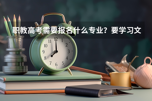 职教高考需要报名什么专业？要学习文言文吗？