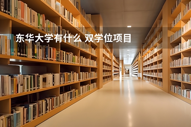 东华大学有什么 双学位项目