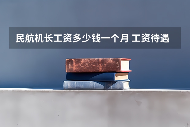 民航机长工资多少钱一个月 工资待遇怎么样