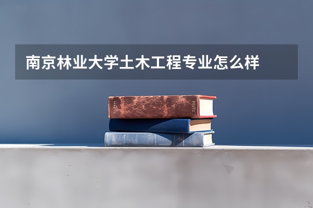 南京林业大学土木工程专业怎么样