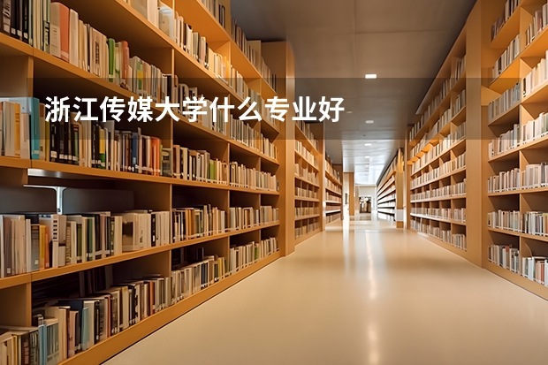 浙江传媒大学什么专业好
