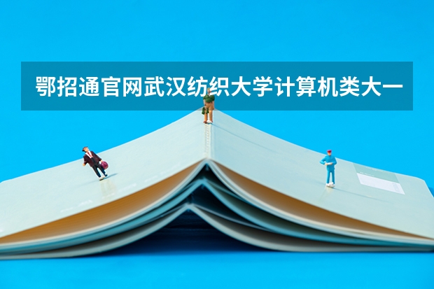 鄂招通官网武汉纺织大学计算机类大一学哪些课程