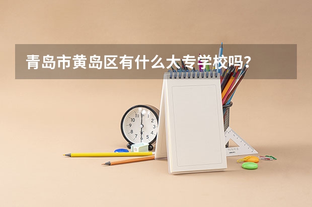 青岛市黄岛区有什么大专学校吗？