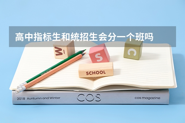 高中指标生和统招生会分一个班吗