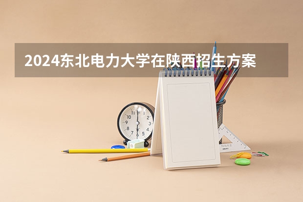 2024东北电力大学在陕西招生方案