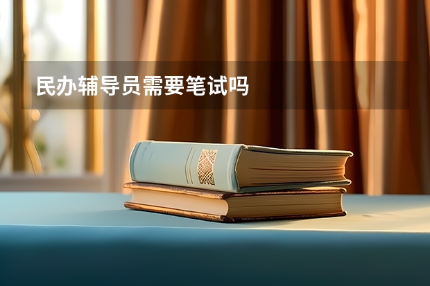 民办辅导员需要笔试吗