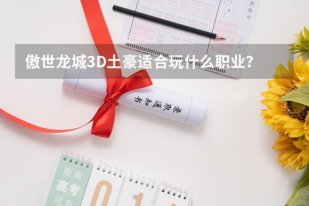 傲世龙城3D土豪适合玩什么职业？