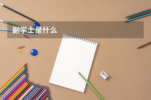 副学士是什么