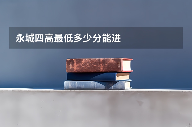 永城四高最低多少分能进