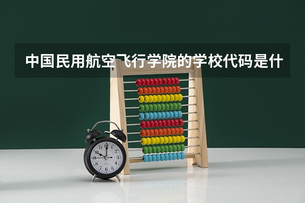 中国民用航空飞行学院的学校代码是什么