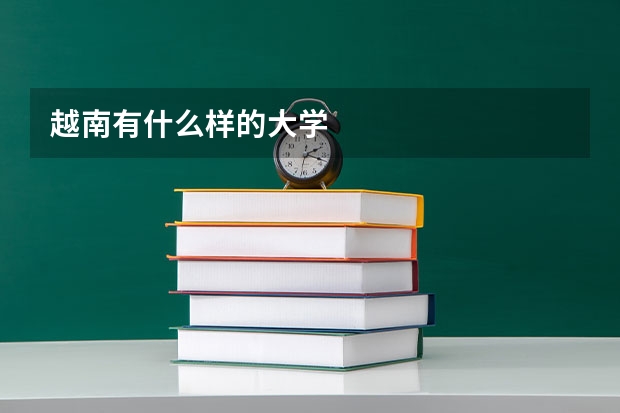 越南有什么样的大学