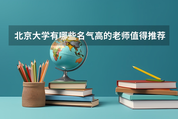 北京大学有哪些名气高的老师值得推荐？