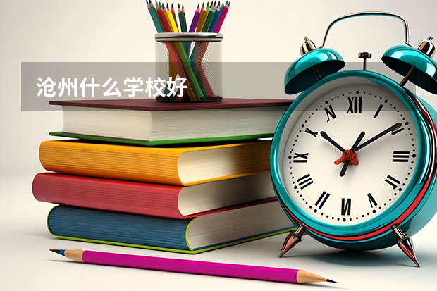 沧州什么学校好