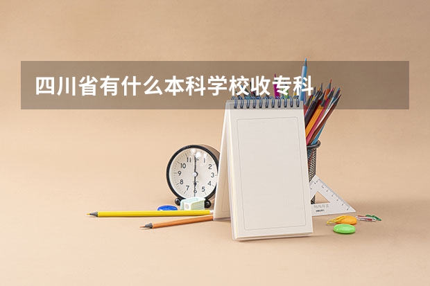四川省有什么本科学校收专科