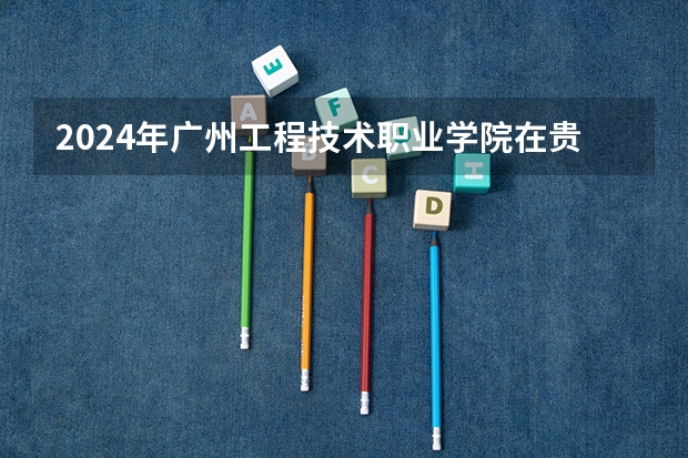 2024年广州工程技术职业学院在贵州招生情况
