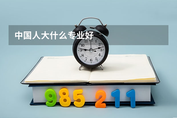 中国人大什么专业好