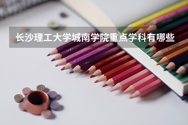 长沙理工大学城南学院重点学科有哪些 学科评估说明