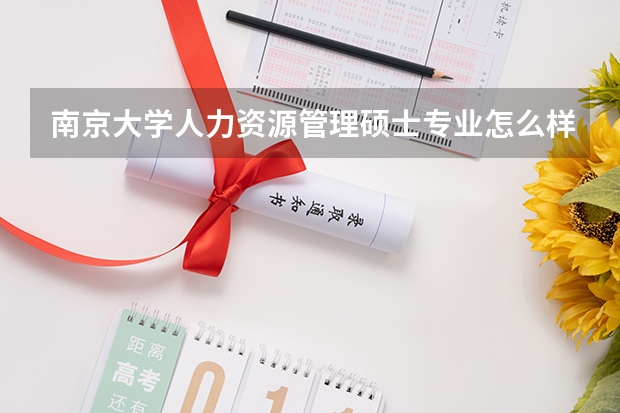 南京大学人力资源管理硕士专业怎么样