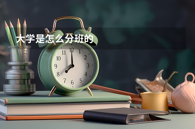 大学是怎么分班的