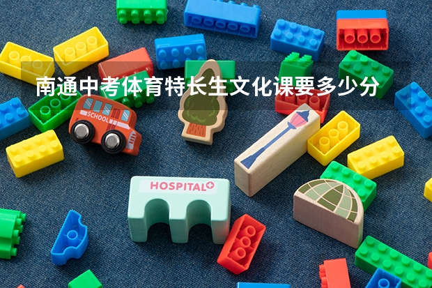 南通中考体育特长生文化课要多少分