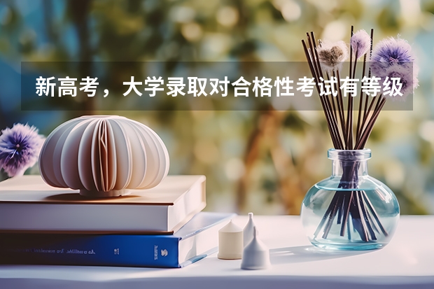 新高考，大学录取对合格性考试有等级要求吗，如果6科都是D，能被本科或者专科录取吗？