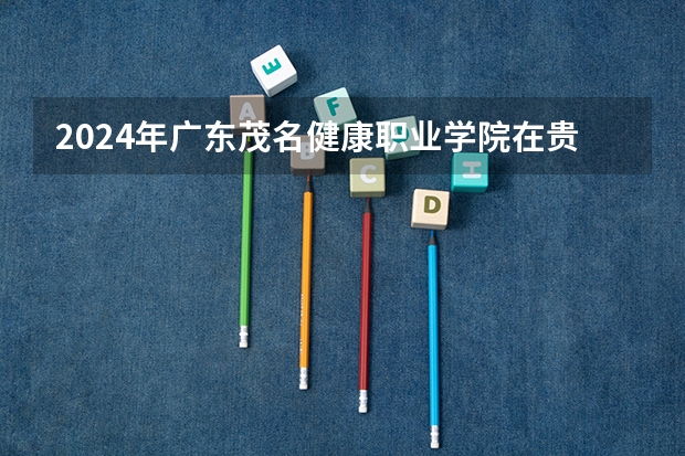 2024年广东茂名健康职业学院在贵州招生情况