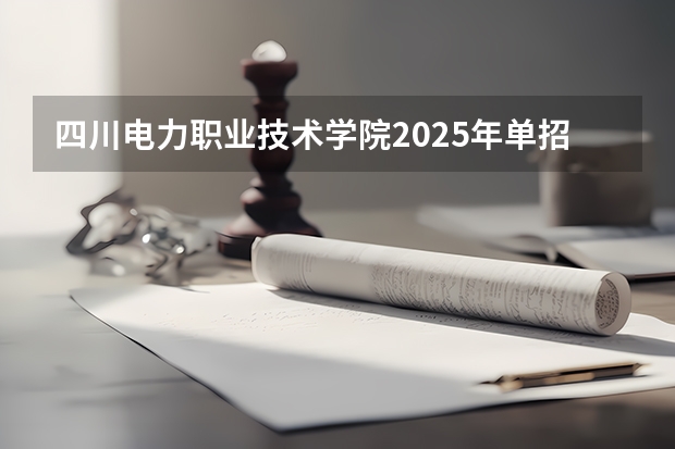 四川电力职业技术学院2025年单招专业有哪些